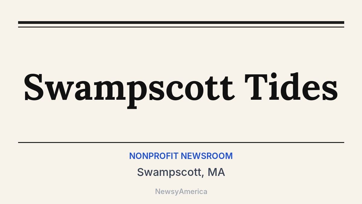 Swampscott Tides – Swampscott, MA