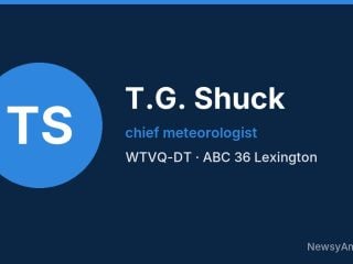 T.G. Shuck, chief meteorologist, WTVQ-DT