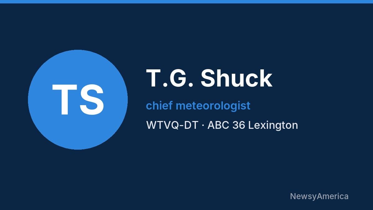 T.G. Shuck – WTVQ-DT, Lexington