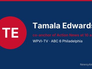 Tamala Edwards, co-anchor of Action News at 10 a.m., WPVI-TV