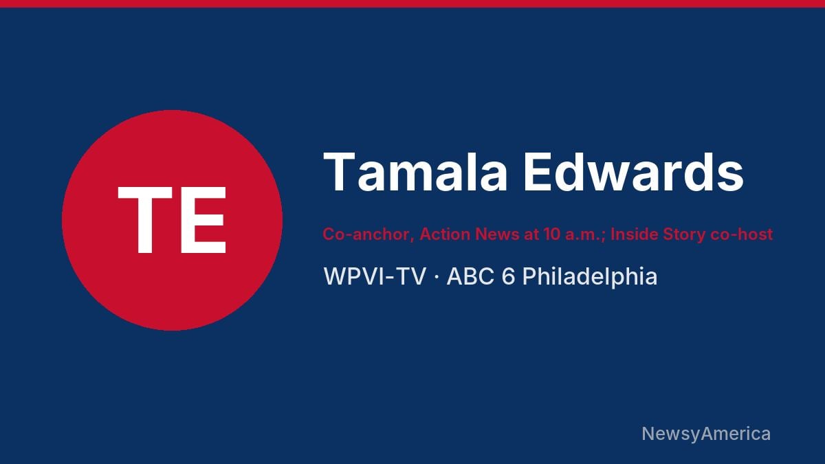 Tamala Edwards – WPVI-TV, Philadelphia