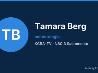 Tamara Berg, meteorologist, KCRA-TV