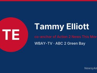 Tammy Elliott, co-anchor of Action 2 News This Morning, WBAY-TV