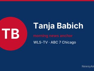 Tanja Babich, morning news anchor, WLS-TV