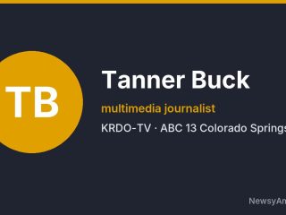 Tanner Buck, multimedia journalist, KRDO-TV