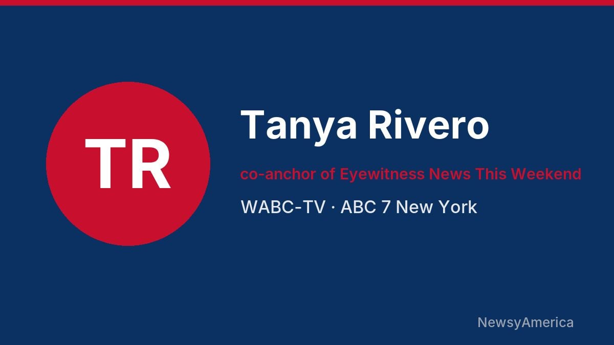 Tanya Rivero – WABC-TV, New York