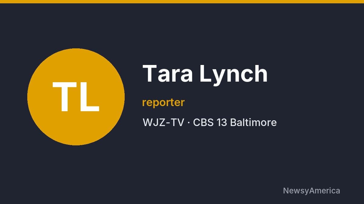 Tara Lynch – WJZ-TV, Baltimore