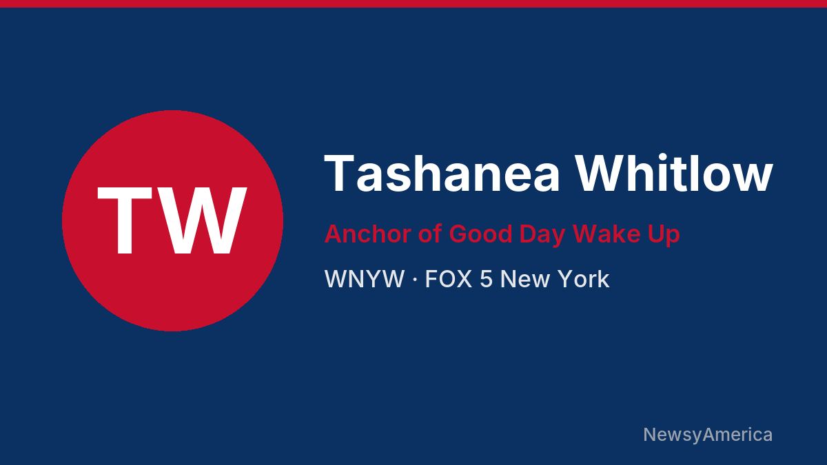 Tashanea Whitlow – WNYW, New York