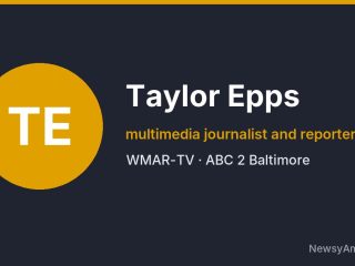 Taylor Epps, multimedia journalist and reporter, WMAR-TV