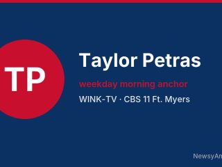 Taylor Petras, weekday morning anchor, WINK-TV