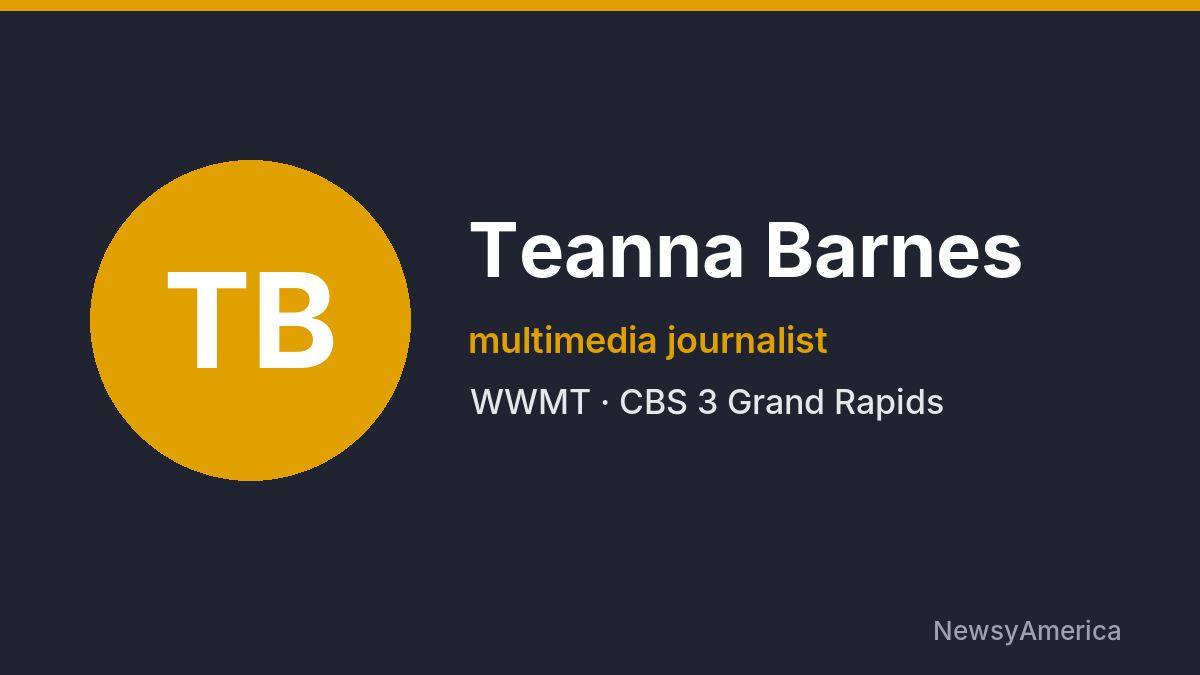 Teanna Barnes – WWMT, Grand Rapids