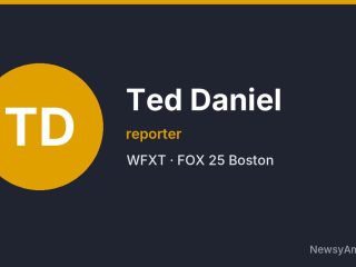 Ted Daniel, reporter, WFXT