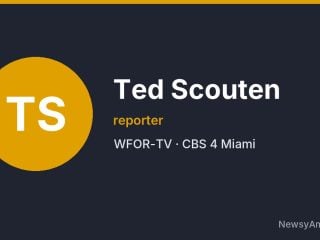 Ted Scouten, reporter, WFOR-TV