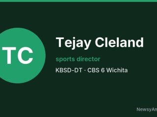 Tejay Cleland, sports director, KBSD-DT