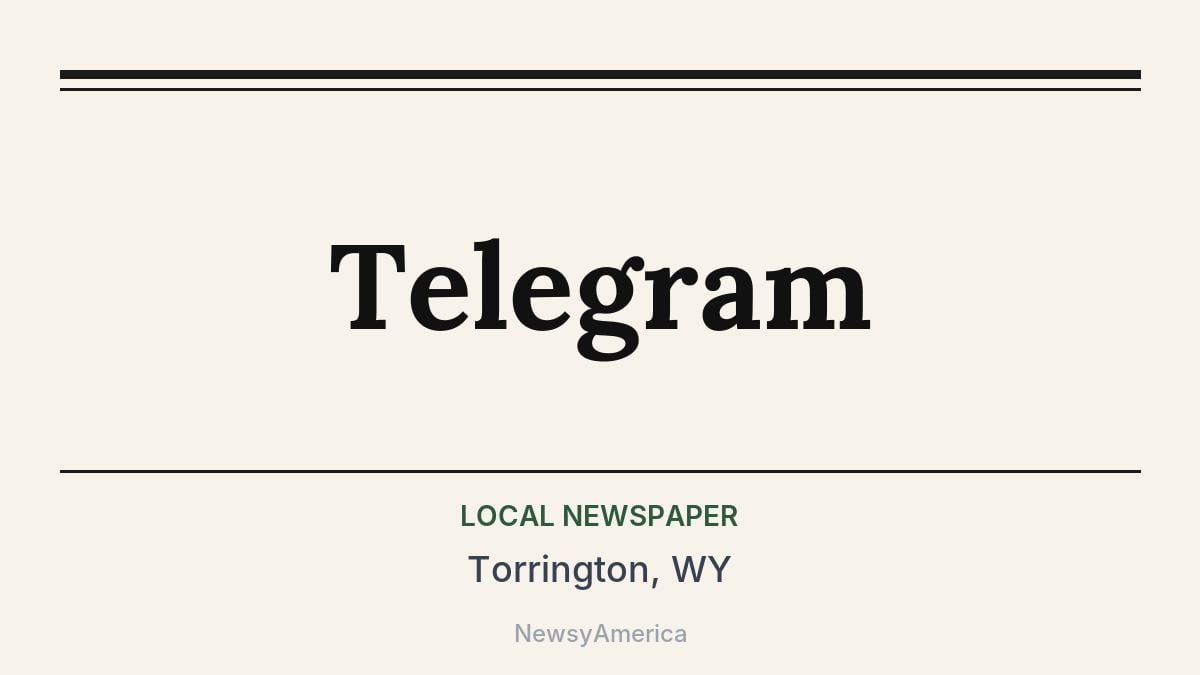 Telegram – Torrington, WY