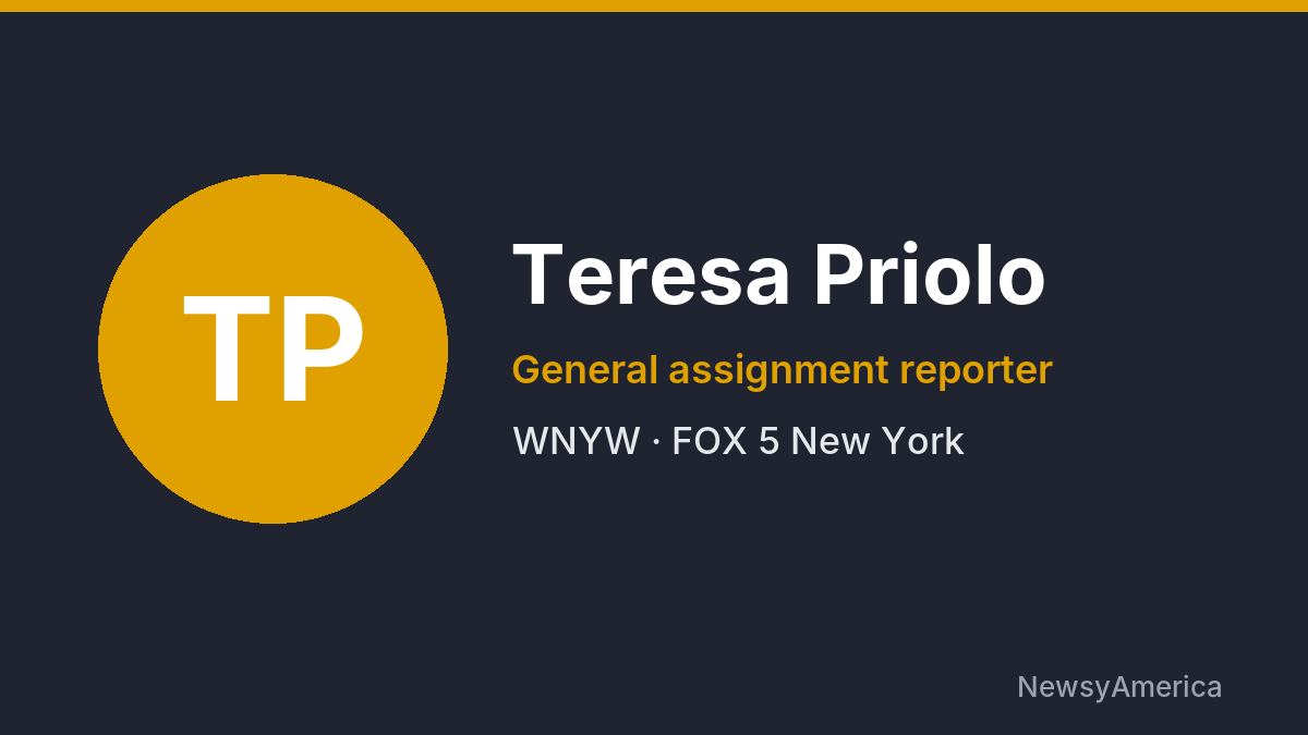 Teresa Priolo – WNYW, New York