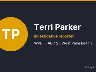 Terri Parker, investigative reporter, WPBF