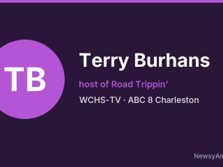 Terry Burhans, host of Road Trippin’, WCHS-TV