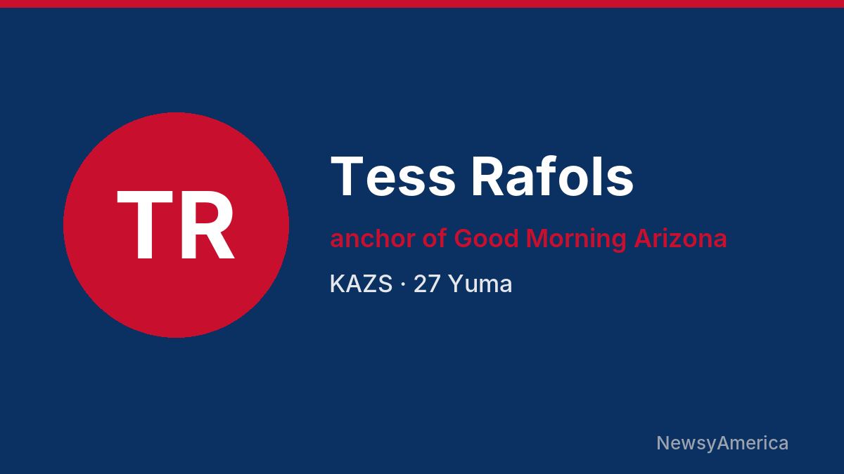 Tess Rafols – KAZS, Yuma