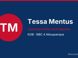 Tessa Mentus, evening anchor and reporter, KOB