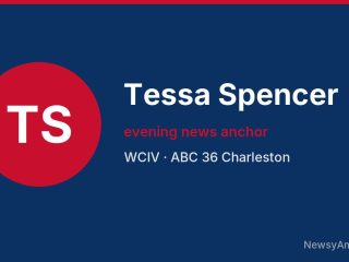 Tessa Spencer, evening news anchor, WCIV