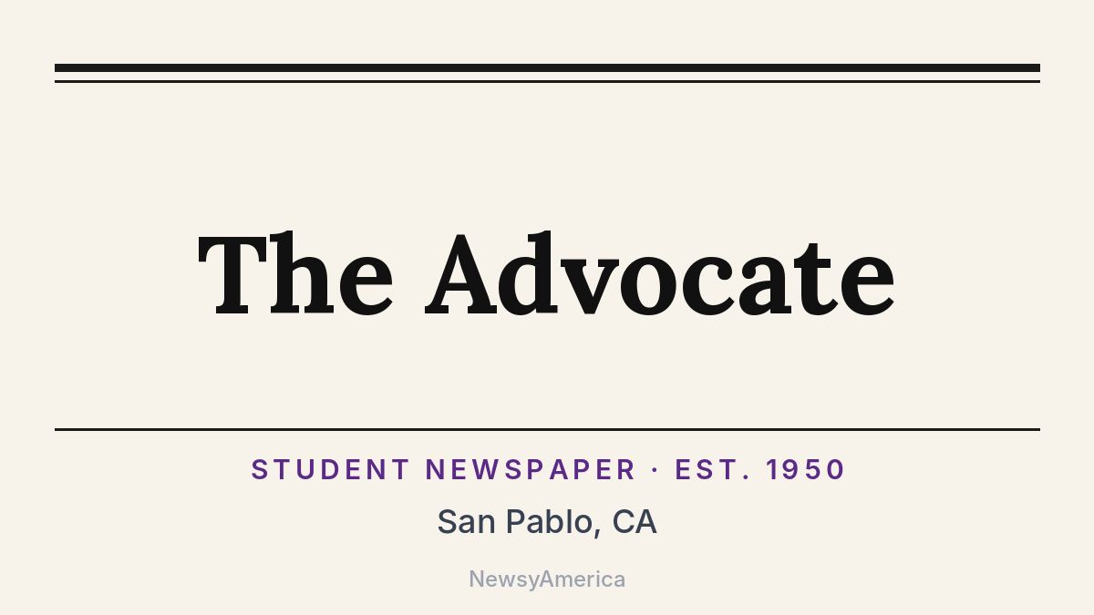 The Advocate – San Pablo, CA