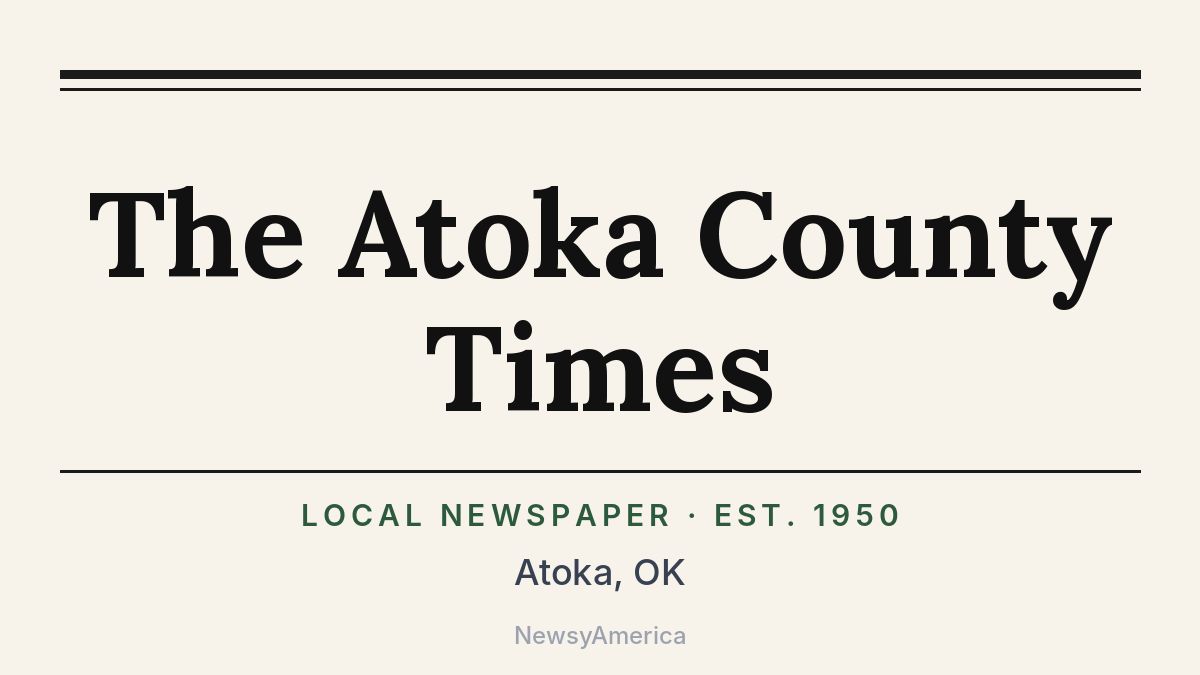 The Atoka County Times – Oklahoma