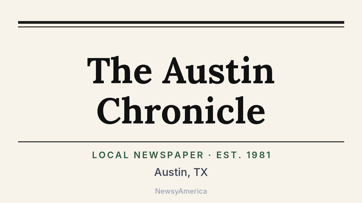 The Austin Chronicle – Texas