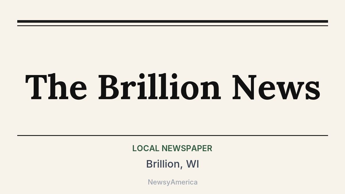 The Brillion News – Brillion, WI