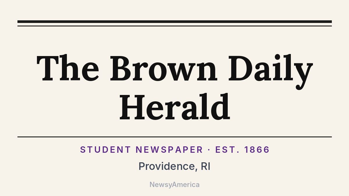 The Brown Daily Herald – Providence, RI