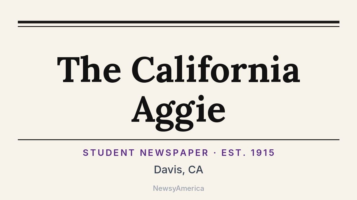 The California Aggie – Davis, CA