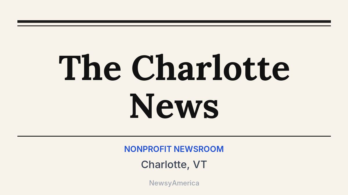 The Charlotte News – Charlotte, VT