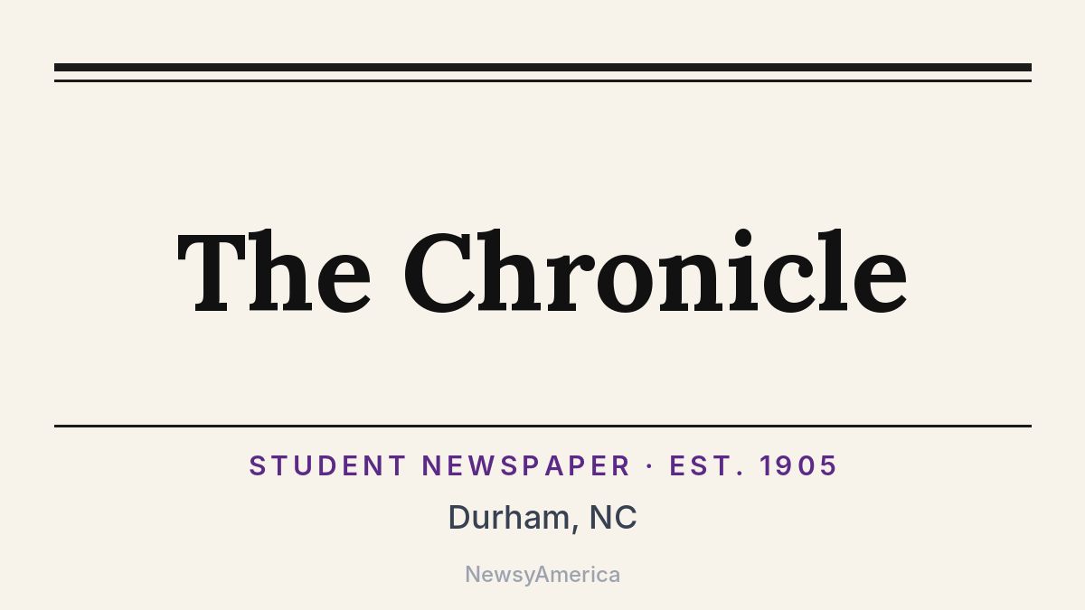 The Chronicle – Durham, NC