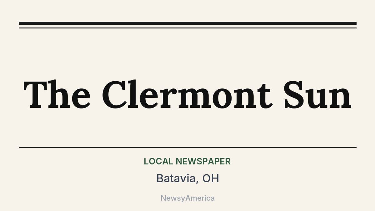 The Clermont Sun – Batavia, OH