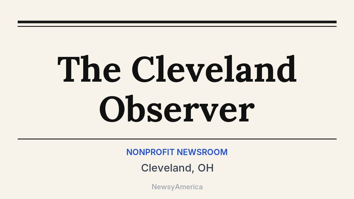 The Cleveland Observer – Cleveland, OH