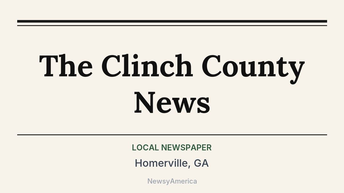 The Clinch County News – Homerville, GA