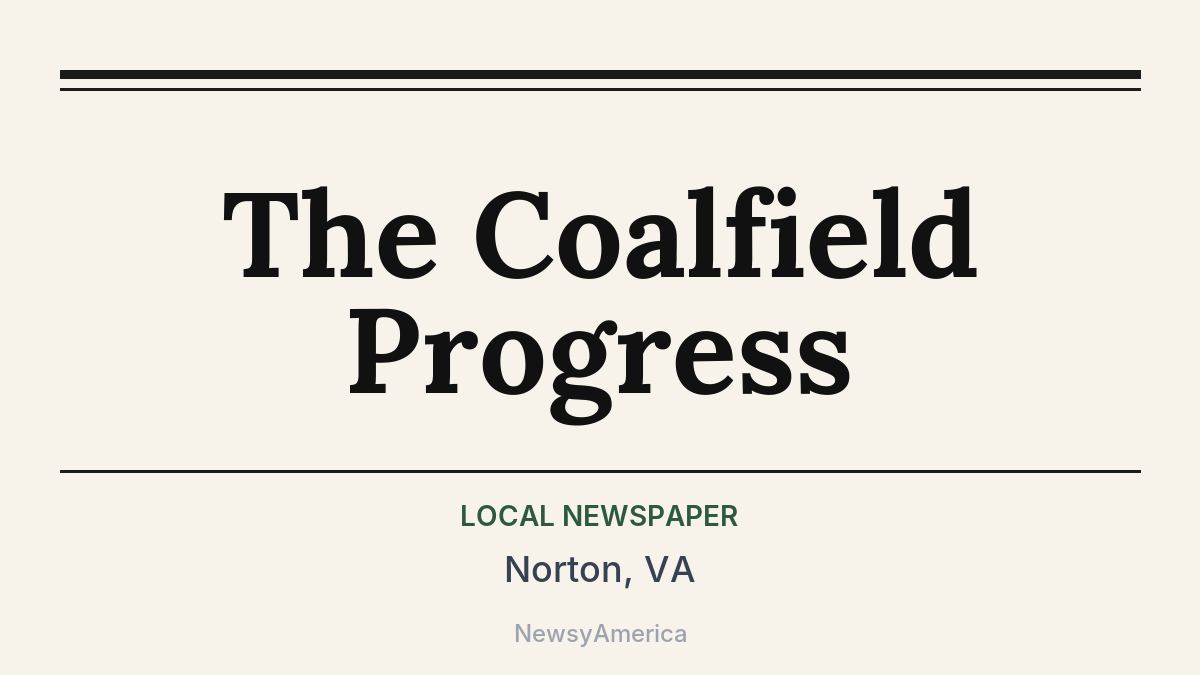 The Coalfield Progress – Norton, VA