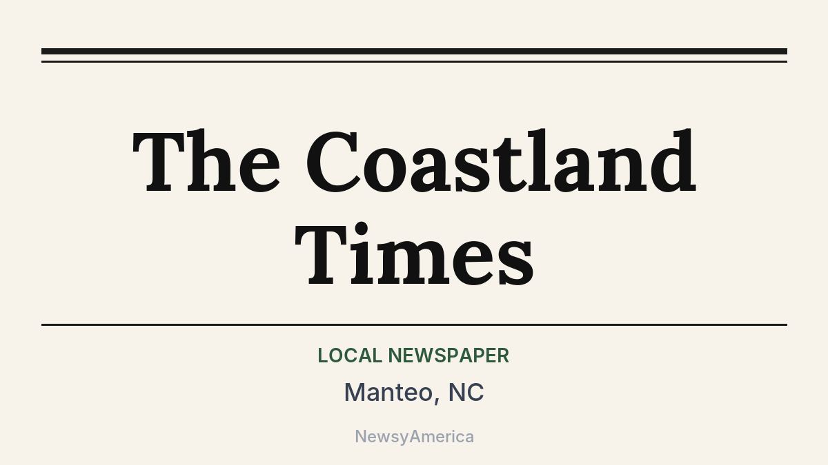 The Coastland Times – Manteo, NC
