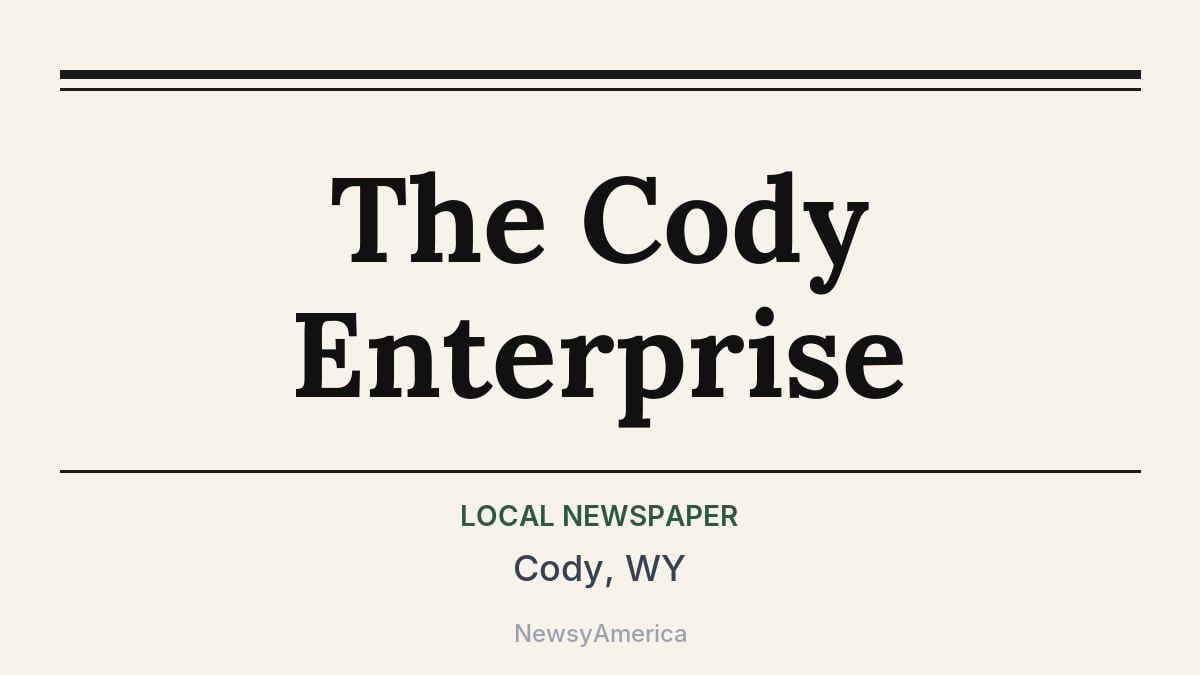 The Cody Enterprise – Cody, WY