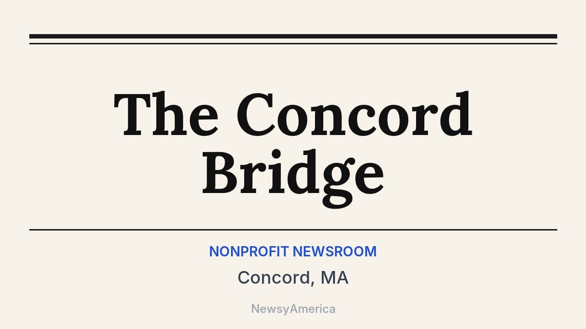 The Concord Bridge – Concord, MA