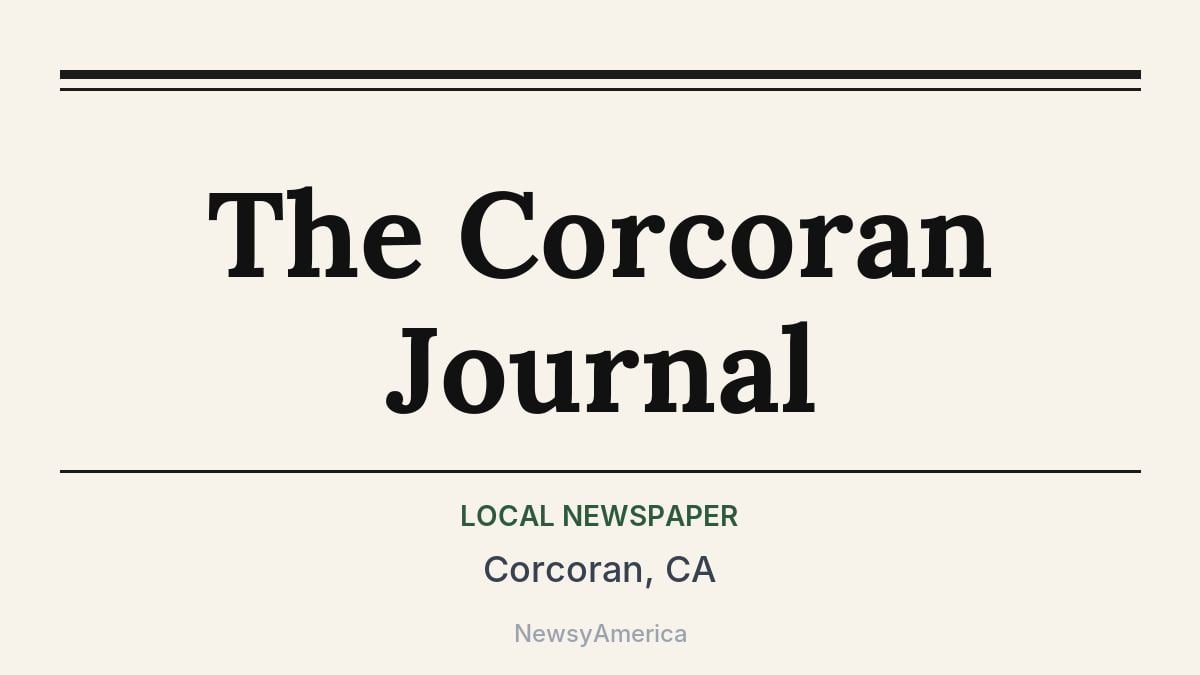 The Corcoran Journal – Corcoran, CA