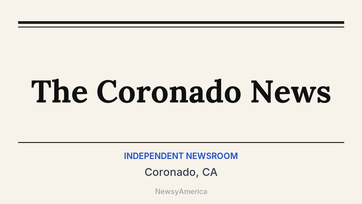 The Coronado News – Coronado, CA