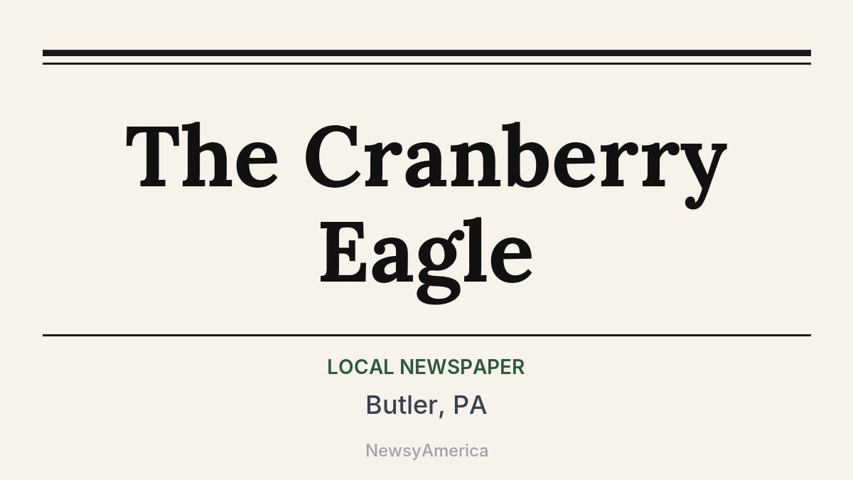 The Cranberry Eagle – Butler, PA