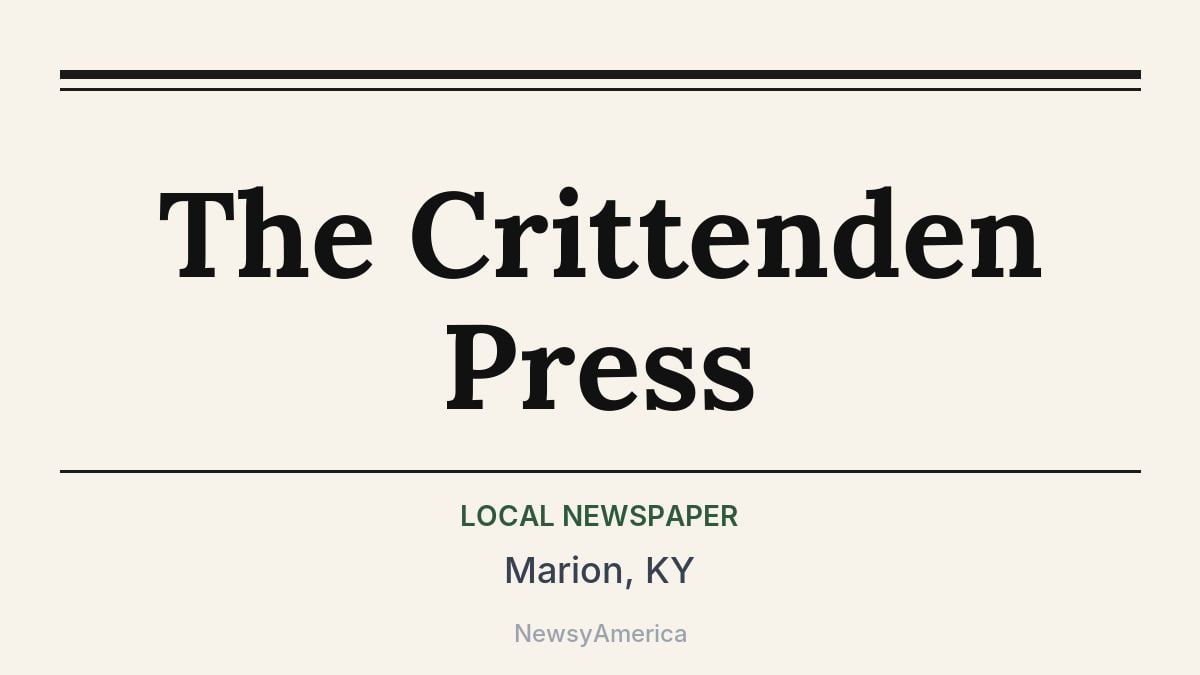 The Crittenden Press – Marion, KY