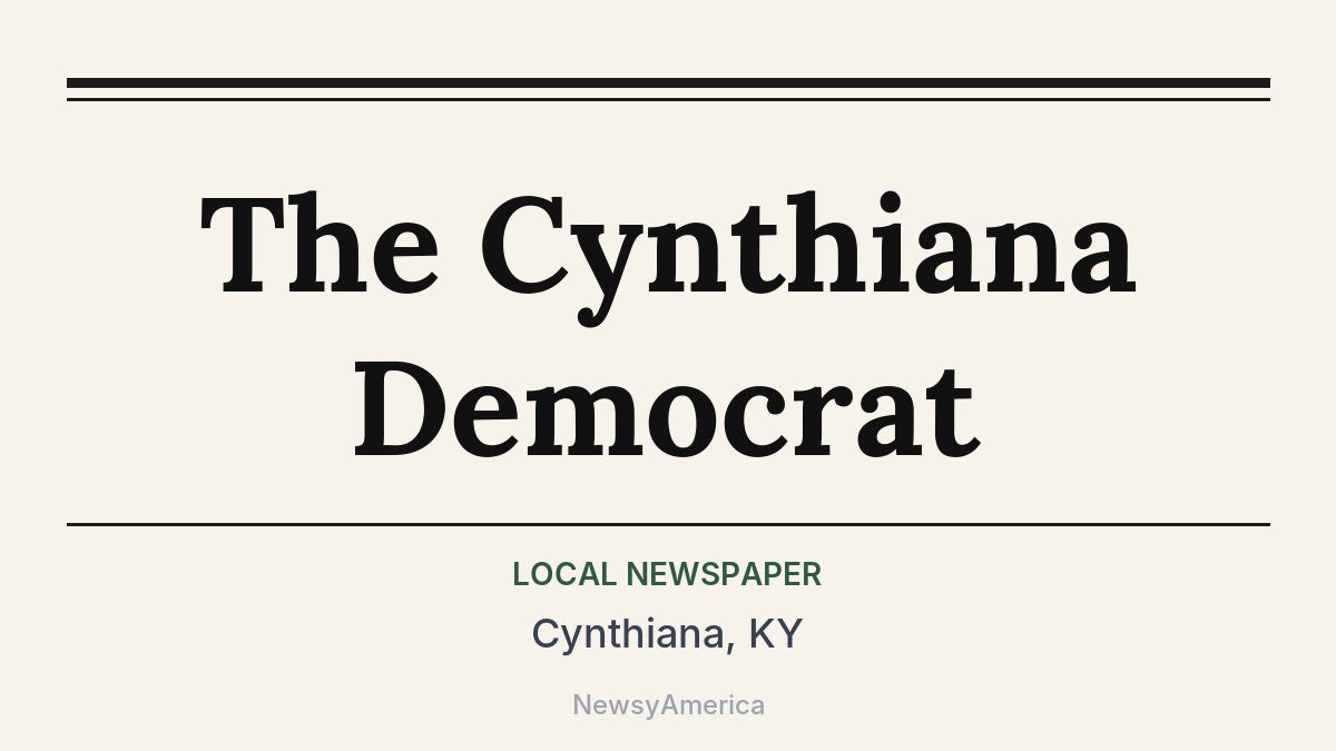 The Cynthiana Democrat – Cynthiana, KY