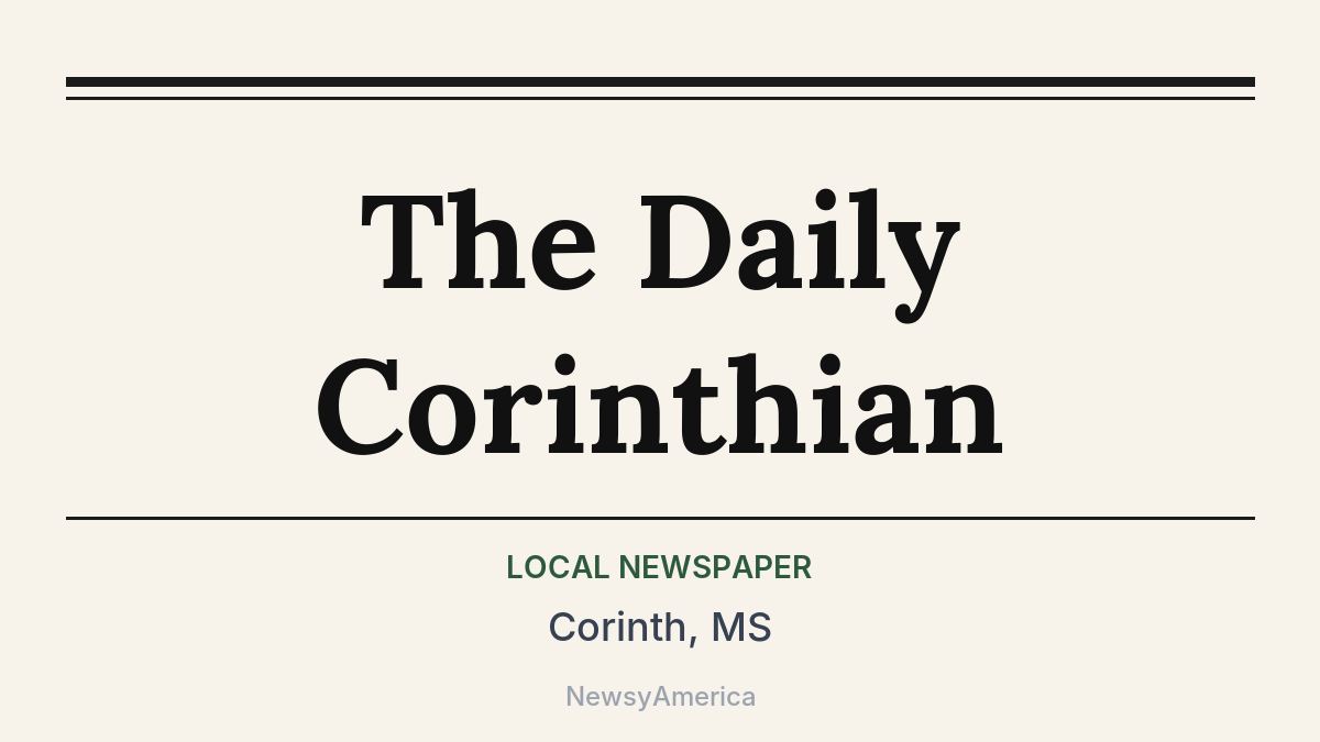 The Daily Corinthian – Corinth, MS