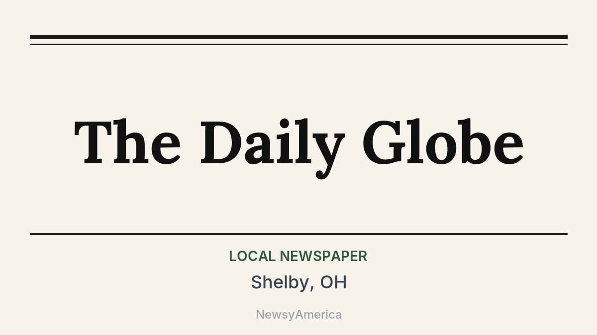The Daily Globe – Shelby, OH