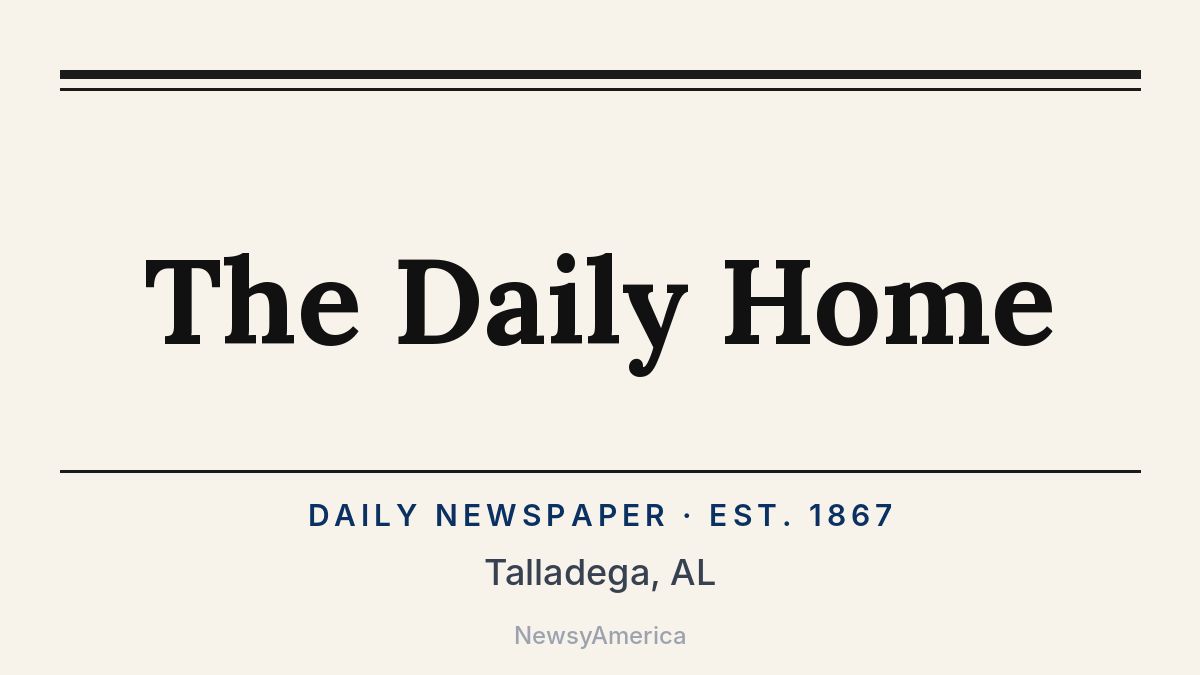 The Daily Home – Talladega, AL