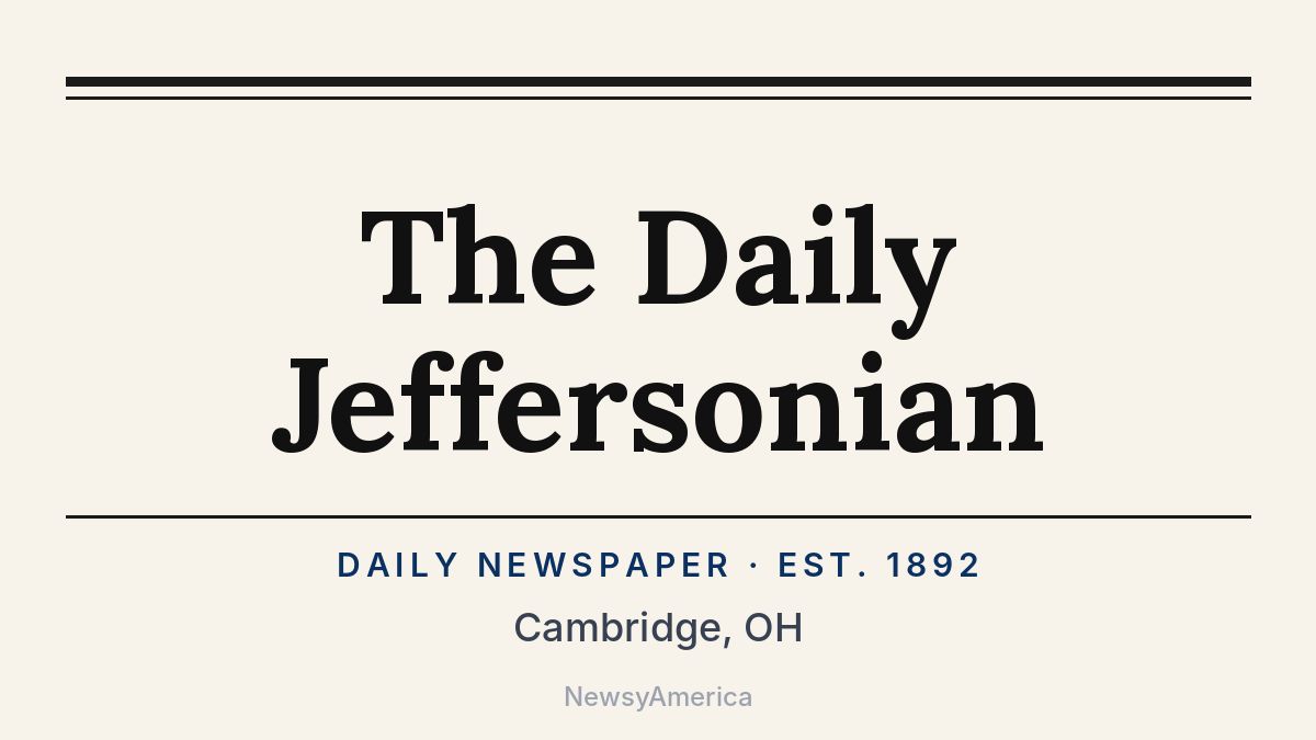 The Daily Jeffersonian – Cambridge, OH