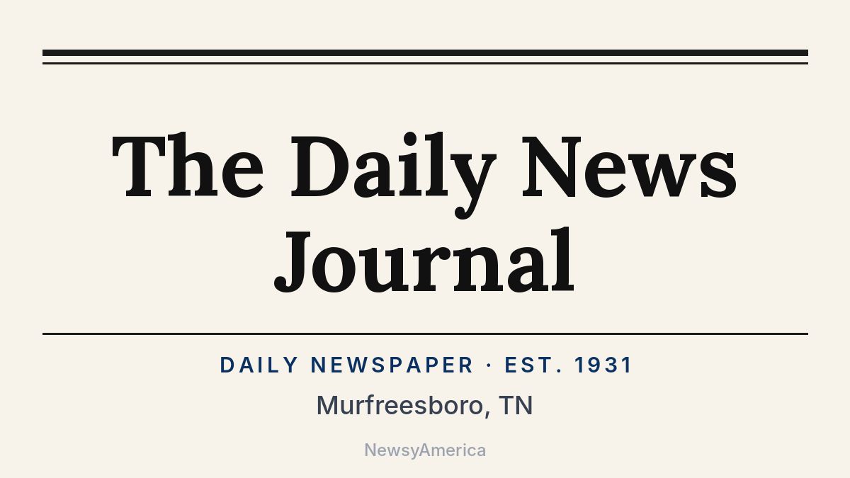 The Daily News Journal – Murfreesboro, TN